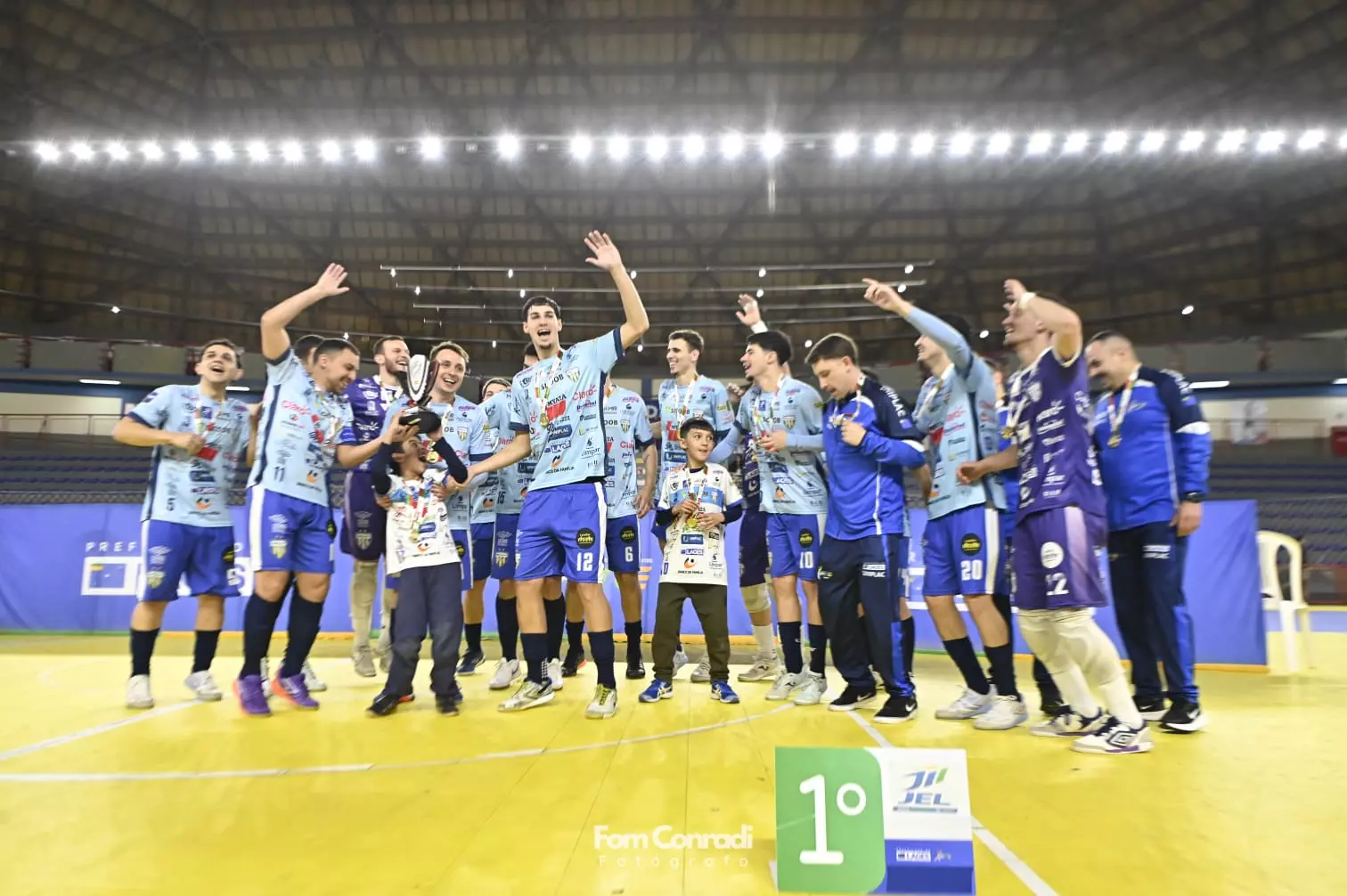 Fundação Municipal de Esportes de Lages Lages conquista título do futsal masculino na etapa microrregional dos Jogos Abertos de Santa Catarina