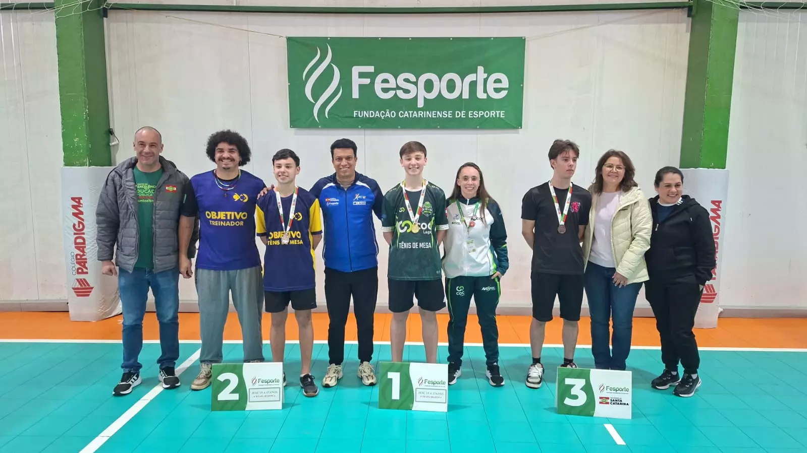 Atletas de escolas de Lages conquistaram primeiros lugares em modalidades coletivas e individuais durante etapa realizada em São Joaquim e no Estádio Vidal Ramos Júnior, nesta semana