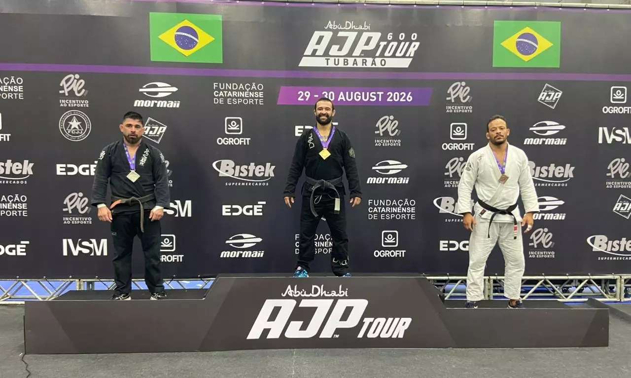Fundação Municipal de Esportes de Lages Atletas de Lages conquistam dois títulos no AJP Tour 600 de jiu-jitsu em Tubarão
