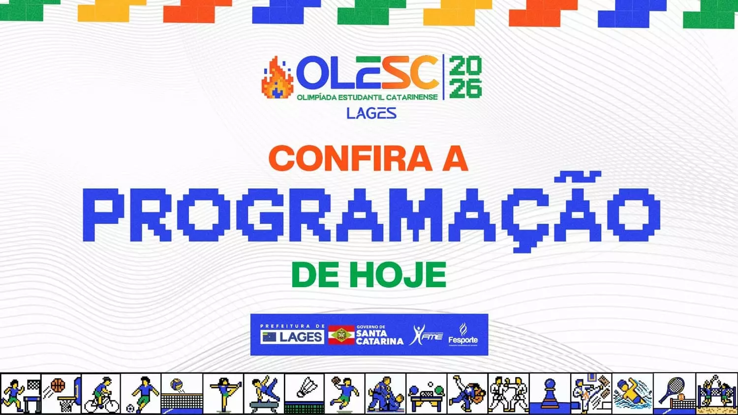 Basquete, futsal, handebol, voleibol, tênis de mesa e tênis estão entre as modalidades em disputa
